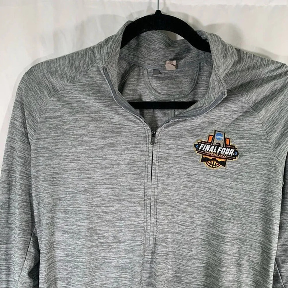 Under Armour Sweater Men's Medium Final Four 1/2 Zip Heat Gear Pullover - Picture 4 of 7